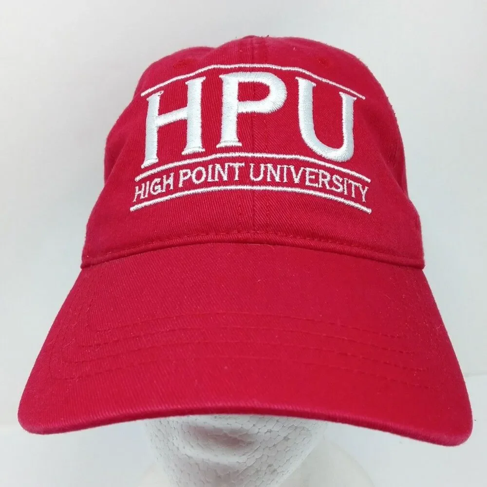 High Point University HPU Split Bar Cap Adult Adjustable Hat North Carolina